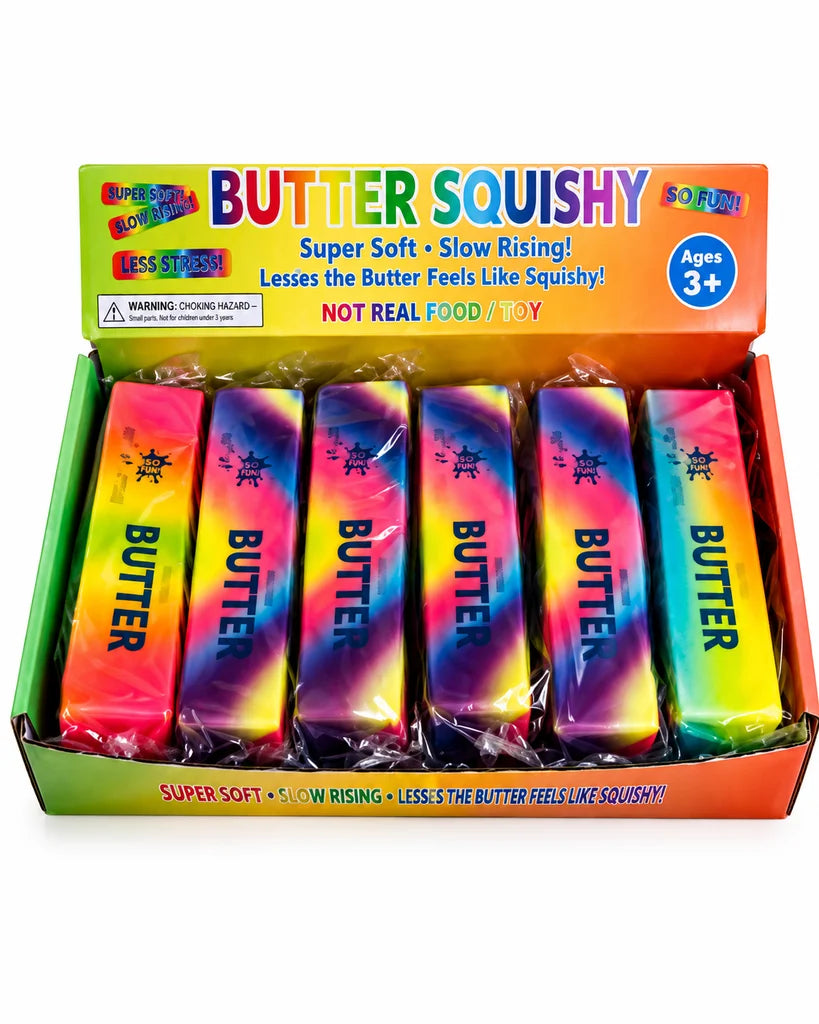 Rainbow Butter Slow-Rise Squishy
